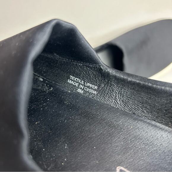 J Slides Slip On Black Shoe Platform Comfort Slides Womens Size 8 - Picture 4 of 6